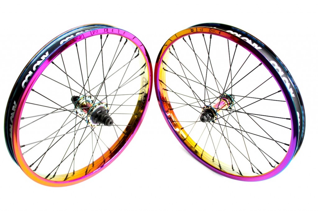 Rainbow Wheel Set Black Spokes 1